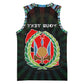 Personalized Djibouti Roots Basketball Jersey African Pride in Fingerprint and Tribal Colors - African Pride