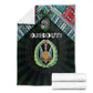 Djibouti Roots Blanket African Pride in Fingerprint and Tribal Colors