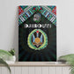 Djibouti Roots Canvas Wall Art African Pride in Fingerprint and Tribal Colors