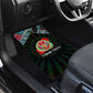Djibouti Roots Car Mats African Pride in Fingerprint and Tribal Colors