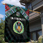 Djibouti Roots Garden Flag African Pride in Fingerprint and Tribal Colors