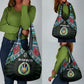 Djibouti Roots Grocery Bag African Pride in Fingerprint and Tribal Colors