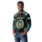 Personalized Djibouti Roots Long Sleeve Polo Shirt African Pride in Fingerprint and Tribal Colors