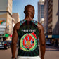 Personalized Djibouti Roots Men Tank Top African Pride in Fingerprint and Tribal Colors