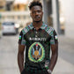 Personalized Djibouti Roots Polo Shirt African Pride in Fingerprint and Tribal Colors