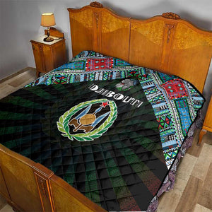 Djibouti Roots Quilt African Pride in Fingerprint and Tribal Colors