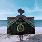 Djibouti Roots Sarong African Pride in Fingerprint and Tribal Colors