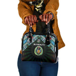 Djibouti Roots Shoulder Handbag African Pride in Fingerprint and Tribal Colors