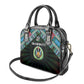Djibouti Roots Shoulder Handbag African Pride in Fingerprint and Tribal Colors