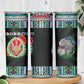 Djibouti Roots Skinny Tumbler African Pride in Fingerprint and Tribal Colors