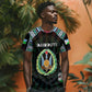 Personalized Djibouti Roots T shirt African Pride in Fingerprint and Tribal Colors