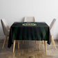 Djibouti Roots Tablecloth African Pride in Fingerprint and Tribal Colors
