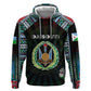 Personalized Djibouti Roots Zip Hoodie African Pride in Fingerprint and Tribal Colors