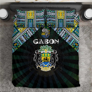 Gabon Roots Bedding Set African Pride in Fingerprint and Tribal Colors