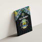 Gabon Roots Canvas Wall Art African Pride in Fingerprint and Tribal Colors