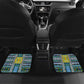 Gabon Roots Car Mats African Pride in Fingerprint and Tribal Colors