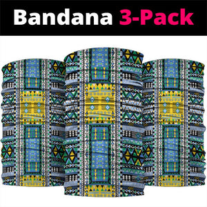 Gabon Roots Neck Gaiter African Pride in Fingerprint and Tribal Colors - African Pride