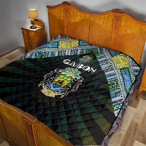 Gabon Roots Quilt African Pride in Fingerprint and Tribal Colors