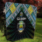 Gabon Roots Quilt African Pride in Fingerprint and Tribal Colors