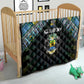Gabon Roots Quilt African Pride in Fingerprint and Tribal Colors