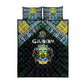 Gabon Roots Quilt Bed Set African Pride in Fingerprint and Tribal Colors