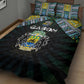 Gabon Roots Quilt Bed Set African Pride in Fingerprint and Tribal Colors