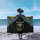 Gabon Roots Sarong African Pride in Fingerprint and Tribal Colors