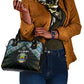 Gabon Roots Shoulder Handbag African Pride in Fingerprint and Tribal Colors