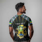 Personalized Gabon Roots T shirt African Pride in Fingerprint and Tribal Colors