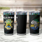 Gabon Roots Tumbler Cup African Pride in Fingerprint and Tribal Colors