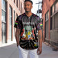 Personalized Mauritius Roots Baseball Jersey African Pride in Fingerprint and Tribal Colors