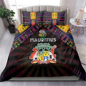 Mauritius Roots Bedding Set African Pride in Fingerprint and Tribal Colors