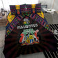 Mauritius Roots Bedding Set African Pride in Fingerprint and Tribal Colors