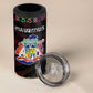 Mauritius Roots 4 in 1 Can Cooler Tumbler African Pride in Fingerprint and Tribal Colors