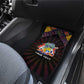 Mauritius Roots Car Mats African Pride in Fingerprint and Tribal Colors