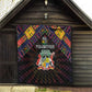 Mauritius Roots Quilt African Pride in Fingerprint and Tribal Colors