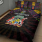 Mauritius Roots Quilt Bed Set African Pride in Fingerprint and Tribal Colors