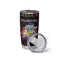 Mauritius Roots Tumbler Cup African Pride in Fingerprint and Tribal Colors