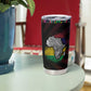 Mauritius Roots Tumbler Cup African Pride in Fingerprint and Tribal Colors