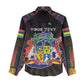 Personalized Mauritius Roots Women Casual Shirt African Pride in Fingerprint and Tribal Colors
