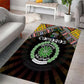 Comoros Roots Area Rug African Pride in Fingerprint and Tribal Colors