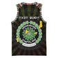 Personalized Comoros Roots Basketball Jersey African Pride in Fingerprint and Tribal Colors - African Pride