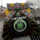 Comoros Roots Bedding Set African Pride in Fingerprint and Tribal Colors