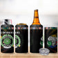 Comoros Roots 4 in 1 Can Cooler Tumbler African Pride in Fingerprint and Tribal Colors