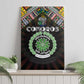 Comoros Roots Canvas Wall Art African Pride in Fingerprint and Tribal Colors