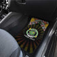 Comoros Roots Car Mats African Pride in Fingerprint and Tribal Colors
