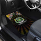 Comoros Roots Car Mats African Pride in Fingerprint and Tribal Colors