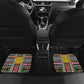 Comoros Roots Car Mats African Pride in Fingerprint and Tribal Colors
