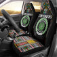 Comoros Roots Car Seat Cover African Pride in Fingerprint and Tribal Colors