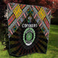Comoros Roots Quilt African Pride in Fingerprint and Tribal Colors